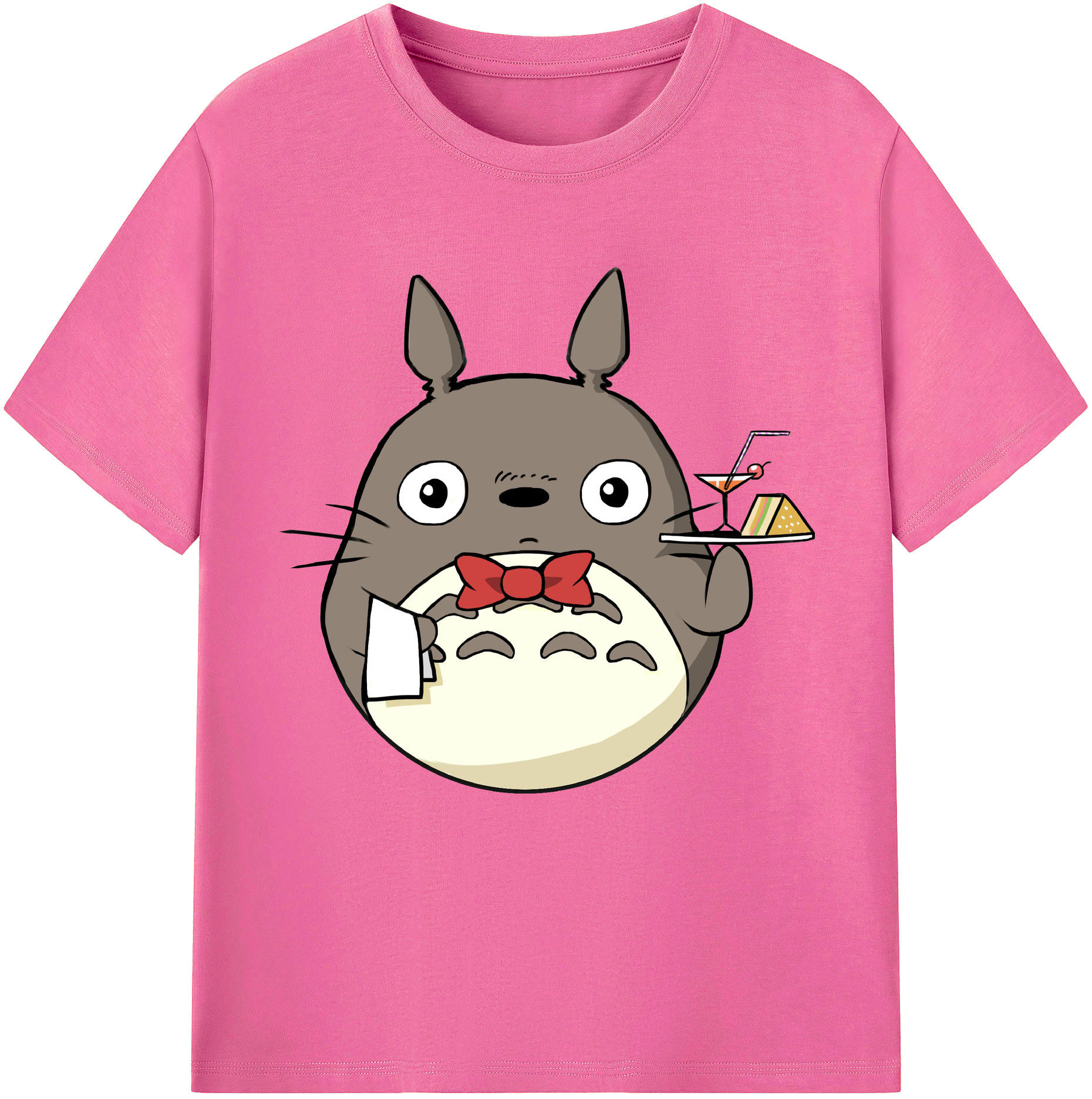 （画像用） となりのトトロ 草壁メイ 草壁サツキ My Neighbor Totoro Satsuki Kusakabe Mei Kusakabe レディースカジュアルプリントTシャツ（綿100％）
